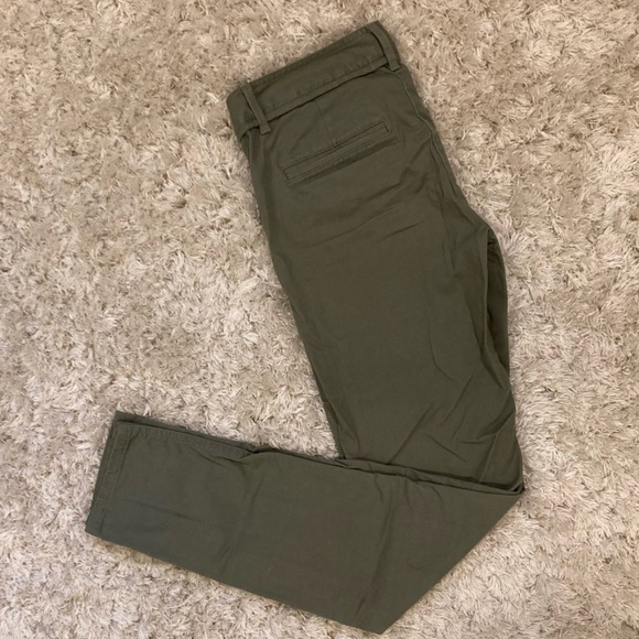 Ann Taylor olive green skinny pants - Picture 6 of 8